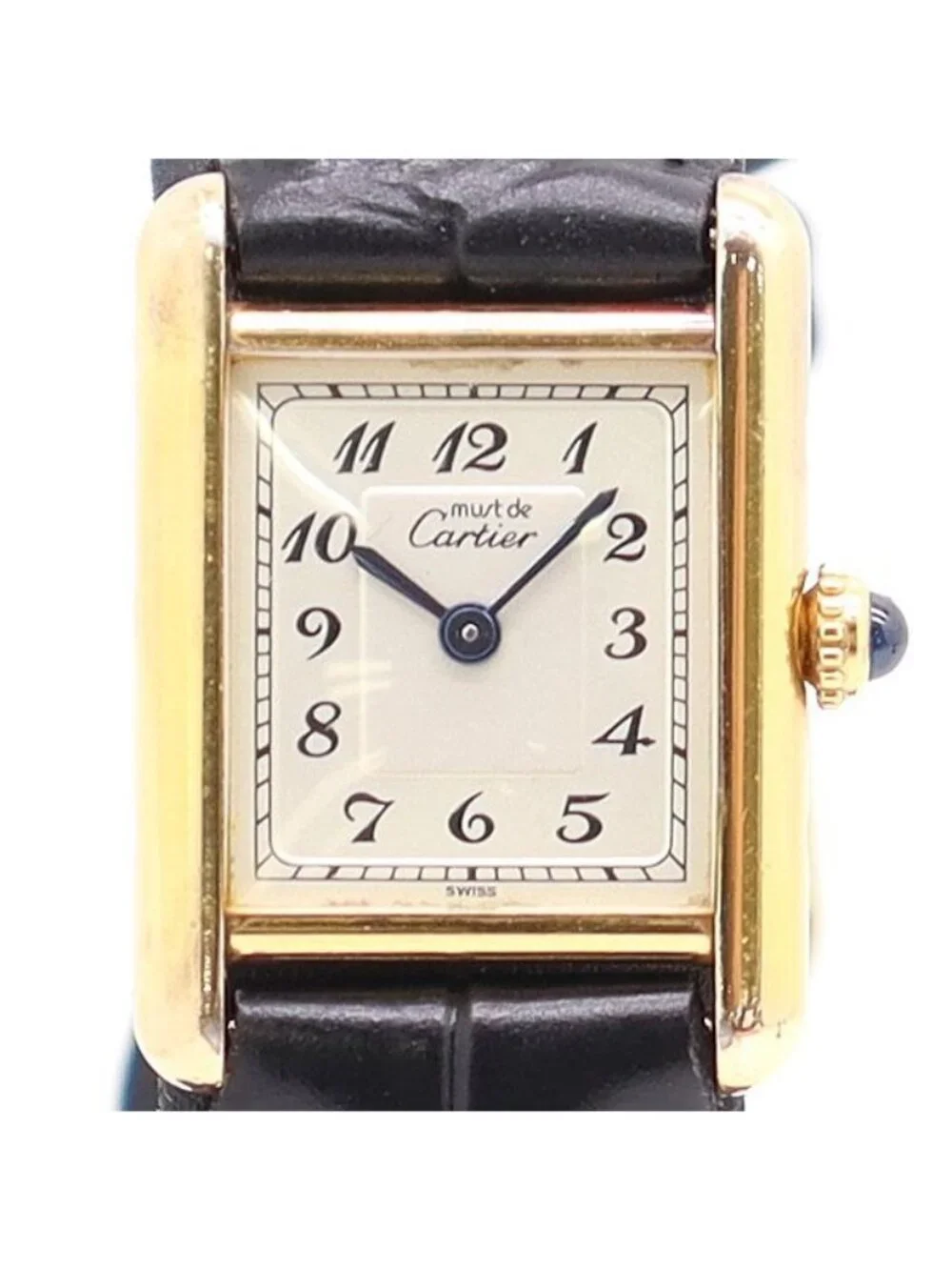 Cartier Must Tank Silver Dial Watch